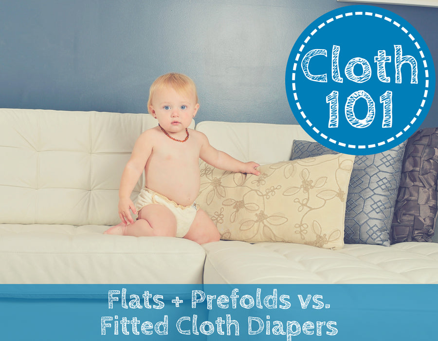 Prefolds + Flats vs. Fitted Cloth Diapers