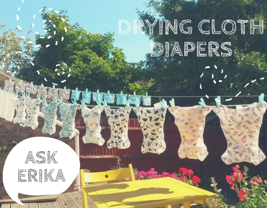 Ask Erika: Drying Cloth Diapers
