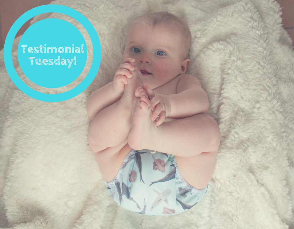 Testimonial Tuesday - Mother-ease Makes Cloth Diapering a Breeze!
