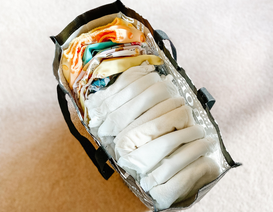 Long term Diaper Storage Between Children Mother ease Cloth Diapers