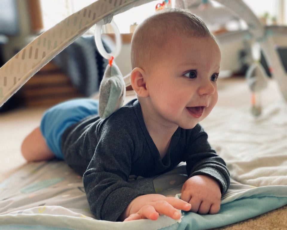 Mother-ease Cloth Diaper on a cute baby