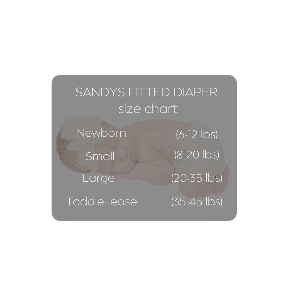Mother-ease Sandy's Fitted Cloth Diaper