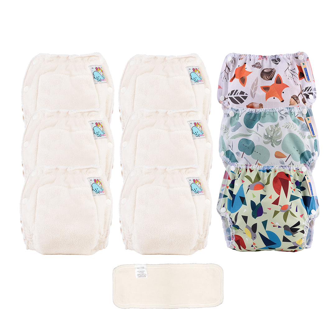 Sandy's™ 6 Cloth Diaper Package – Mother-ease Cloth Diapers