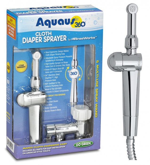 Aquaus 360 Diaper Sprayer Package