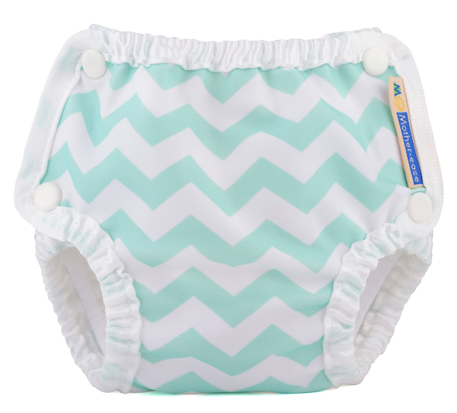 Imse Vimse Reusable Swim Diaper For Babies & Toddlers – Snap Closure, Ruffles (Pink Sea Life)