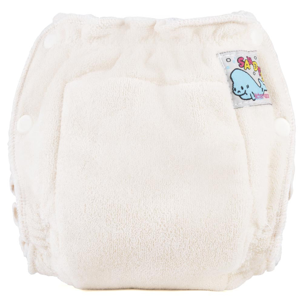 Sandy's Fitted Diapers - Unbleached Cotton