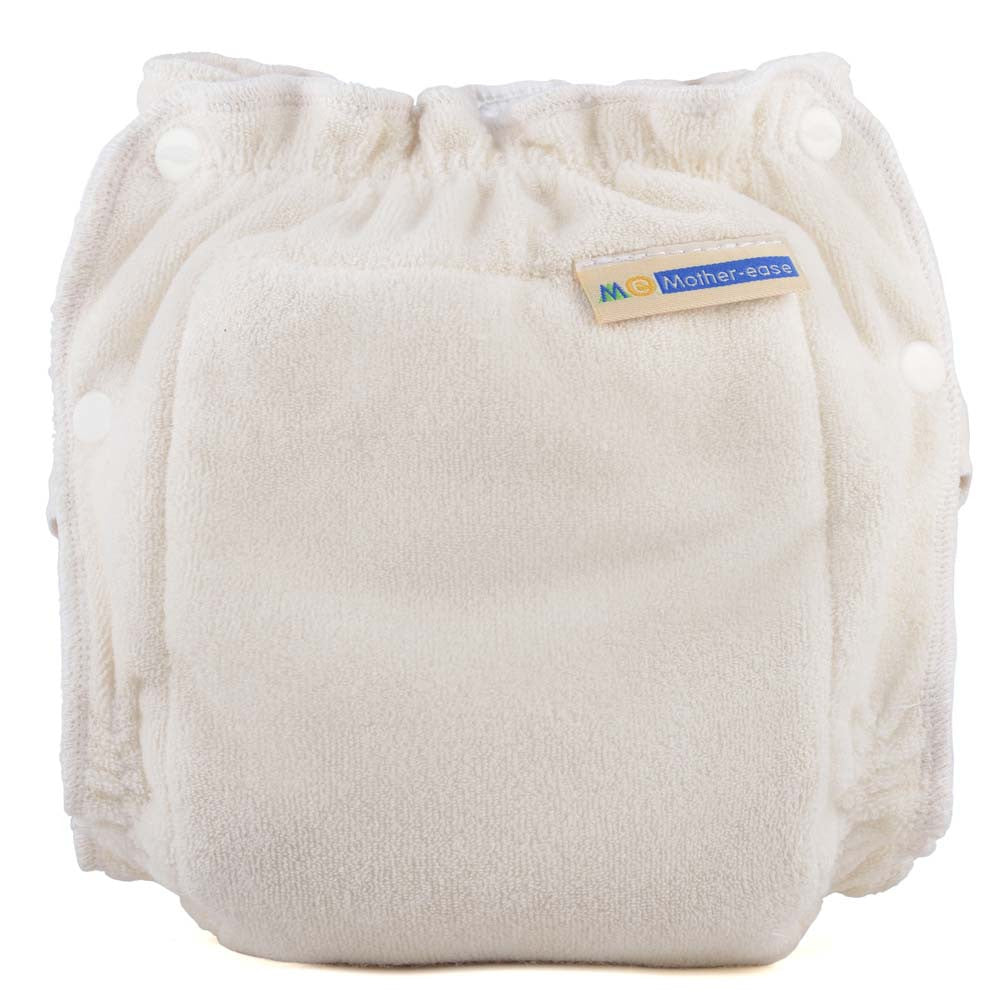 Mother Ease One Size Unbleached Fitted Diaper - Due North Maternity and  Baby, Baby and Maternity Clothing